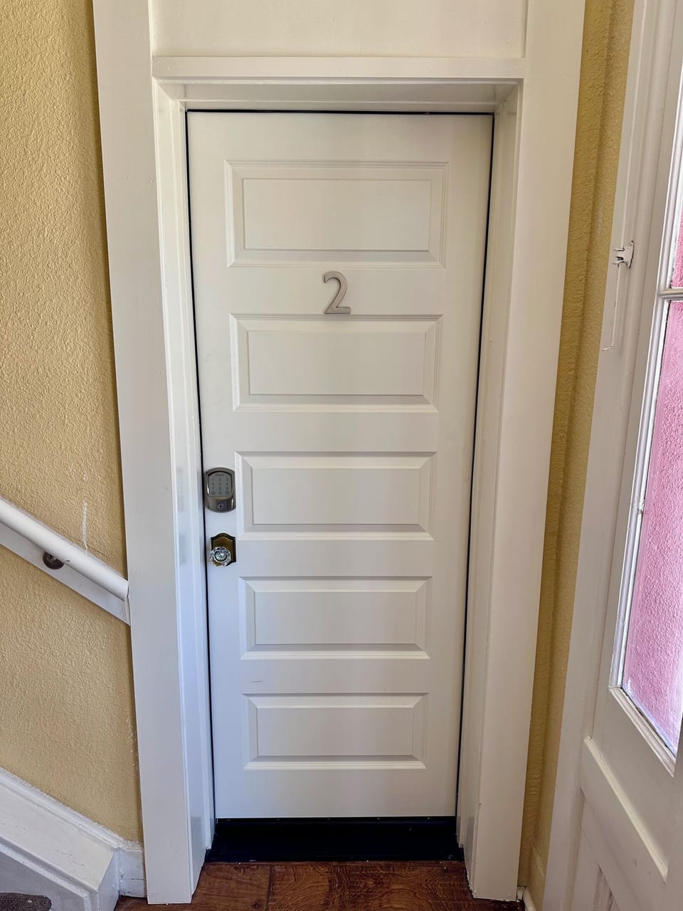 Your private Prescott retreat features a separate entrance, ensuring you can come and go with ease and privacy. The heavy solid core doors minimize noise.