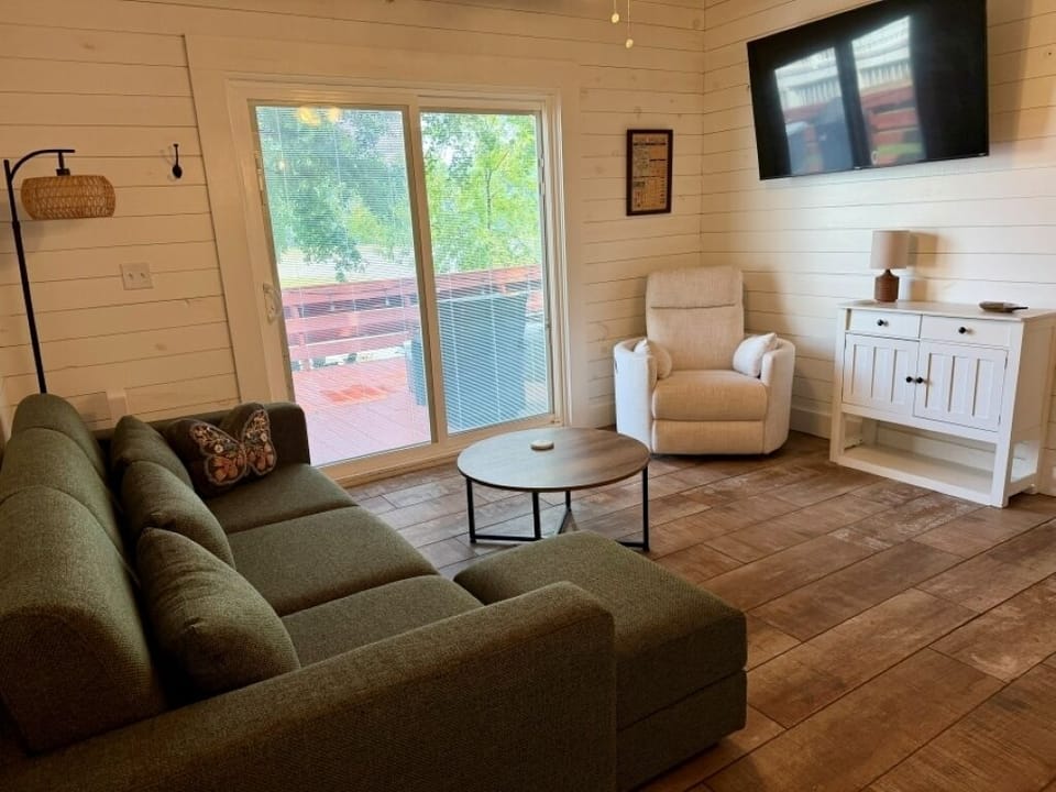 Living Room - Recliner, Sofa (sleeper) and Roku TV