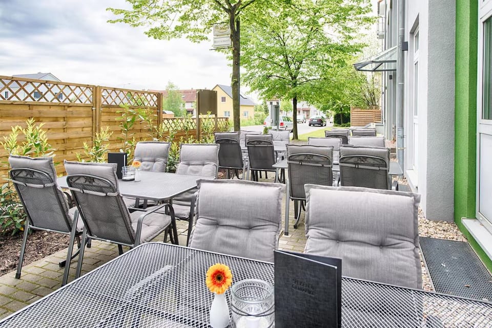 Unwind outdoors with fresh air and relaxed terrace seating.