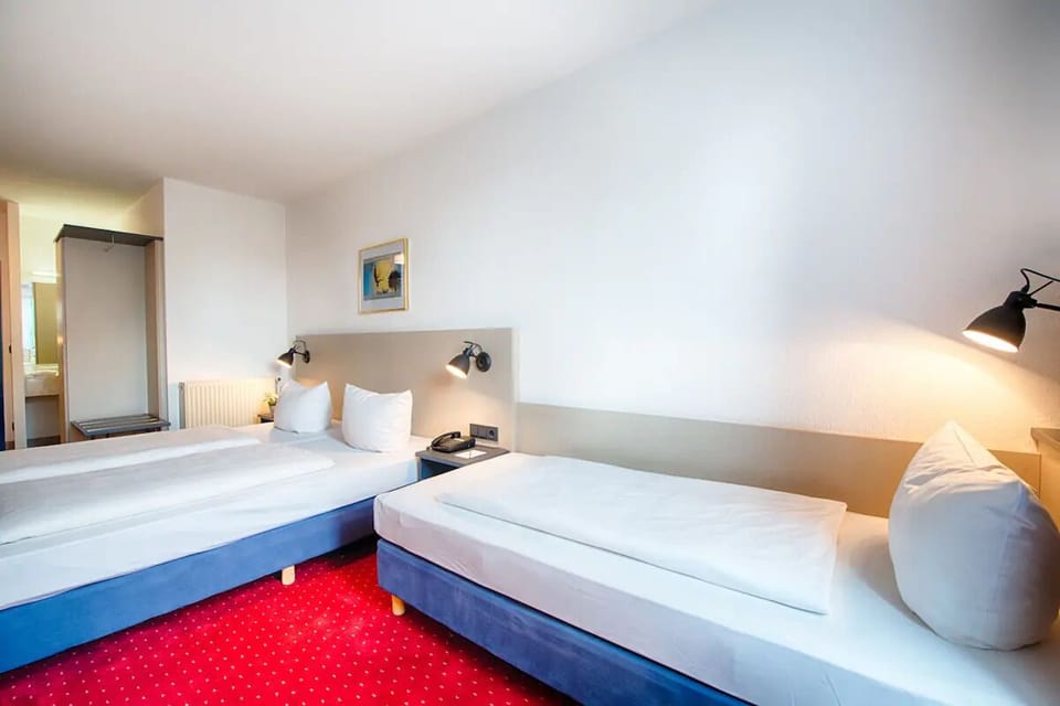 Arrive and relax in a bright room with generous space.