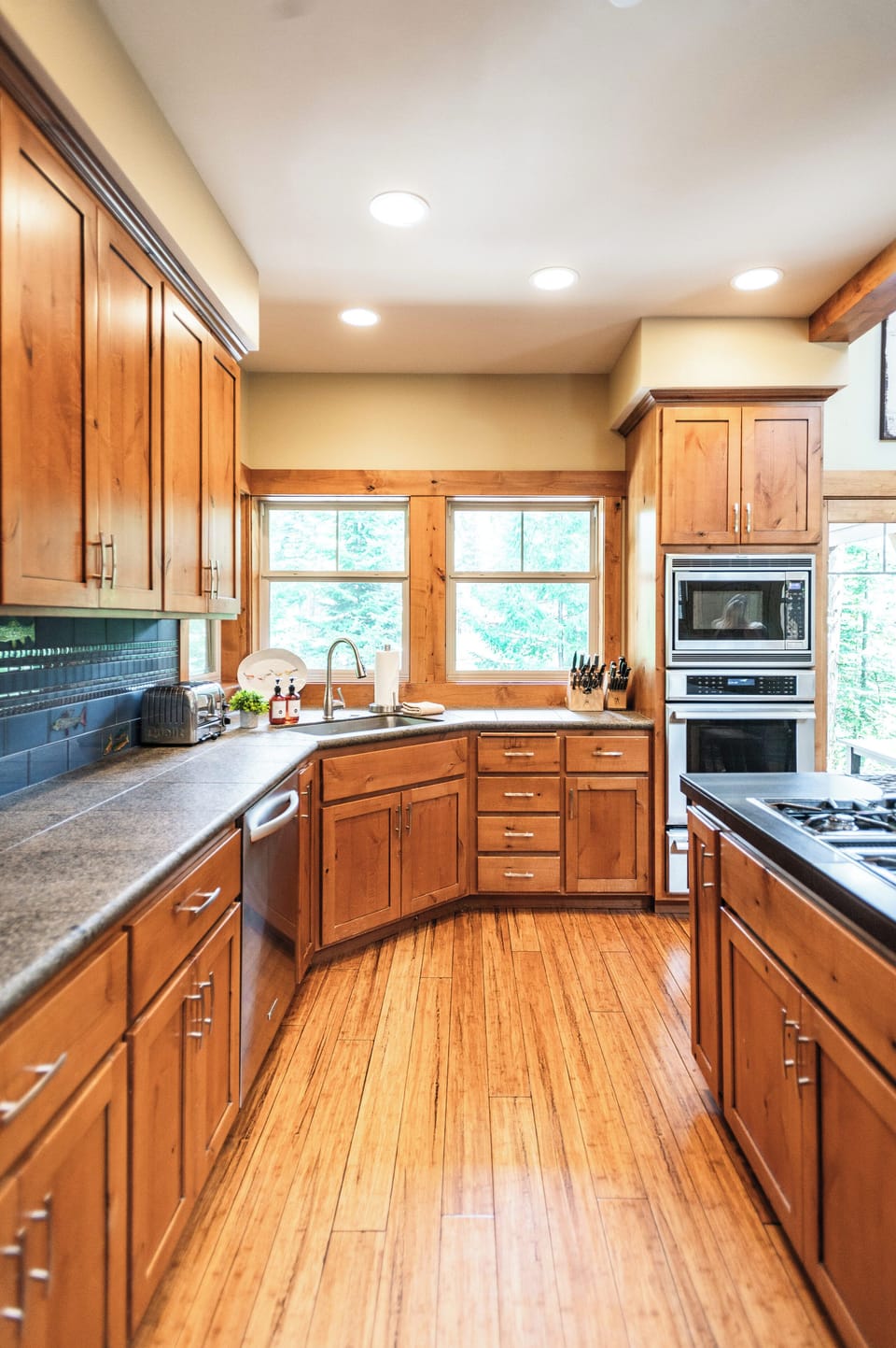 Stocked with everything you need to cook for your entire group.
