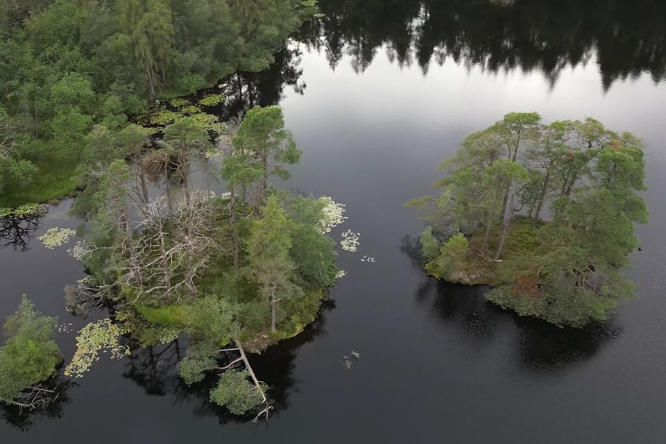 Aerial view of High Dam- a fantastic walk which starts 5 minutes from The Barns.