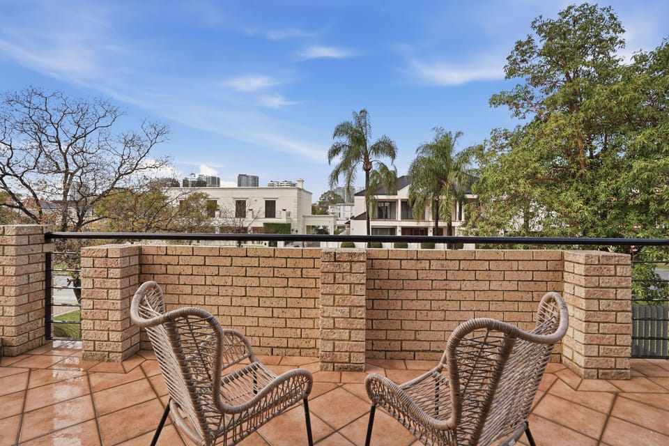 Step out onto your private balcony to enjoy the fresh air and peaceful surroundings.