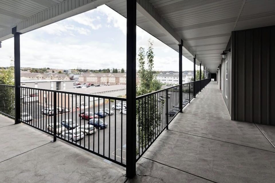 Another view of where your car will be parked during your stay 