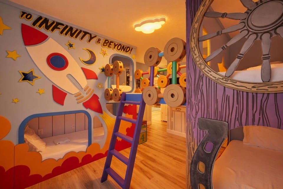 Toy Story inspired custom bunk room