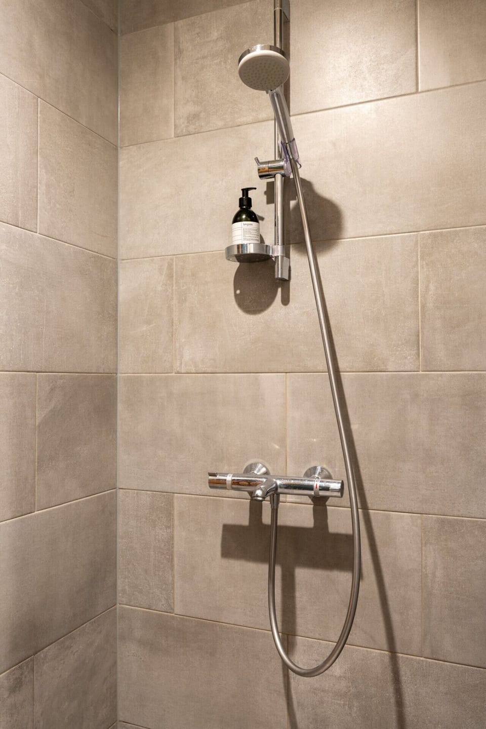 Shower in upstairs bathroom.