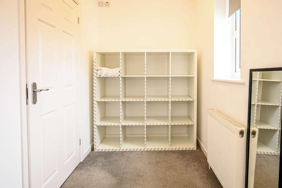 Bedroom 1 with Ensuite bathroom and storage area