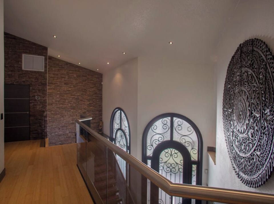 Upstairs hallway. 