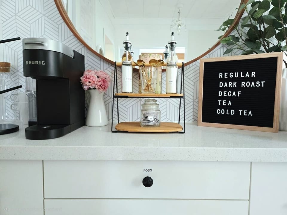 Premium coffee bar on site for slow mornings.
