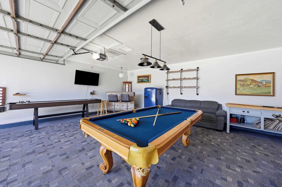 Game night headquarters 🎱📺
