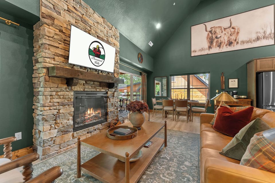 Seasonal Fireplace