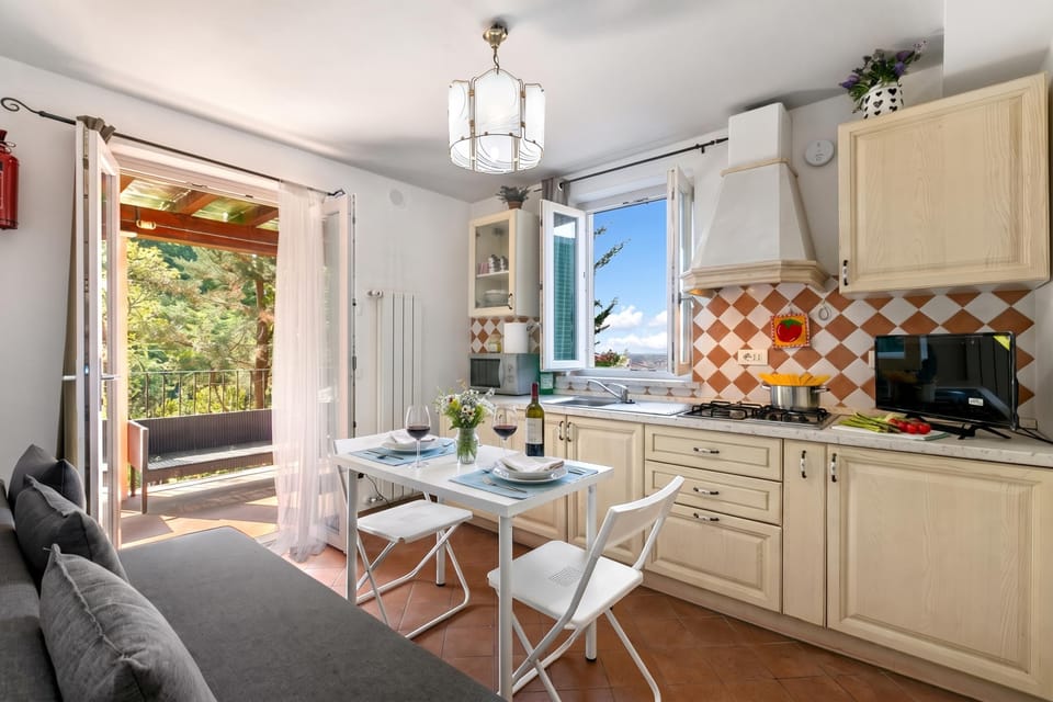 Kitchen and dining area