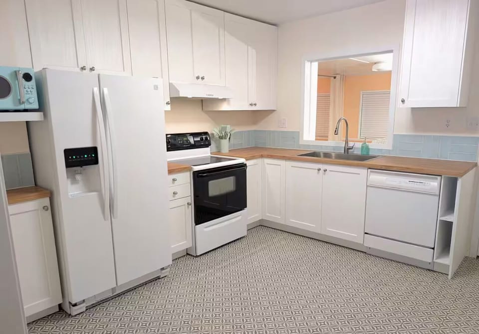 Fully equipped kitchen for most cooking and baking needs