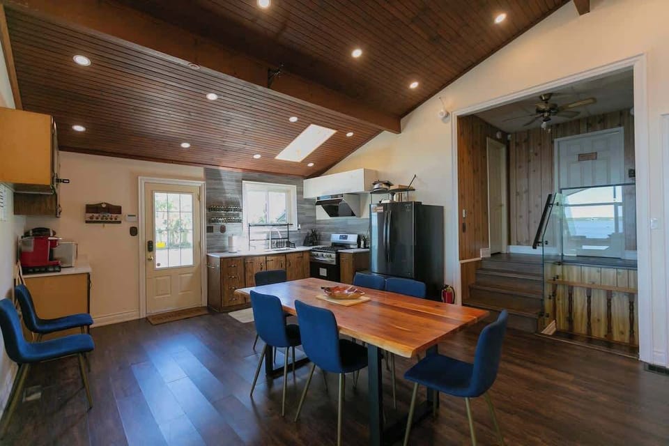 Fully equipped kitchen with everything needed for home-cooked meals.