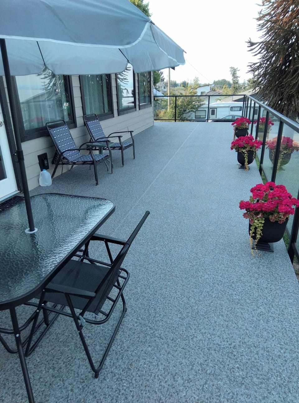 wrap around deck with ocean view 