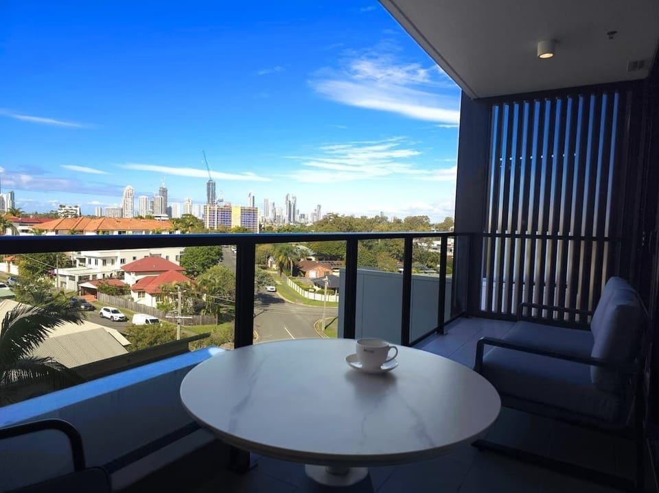 Balcony — Morning Coffee with Gold Coast Views