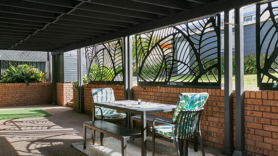 Downstairs - Backyard Seating 