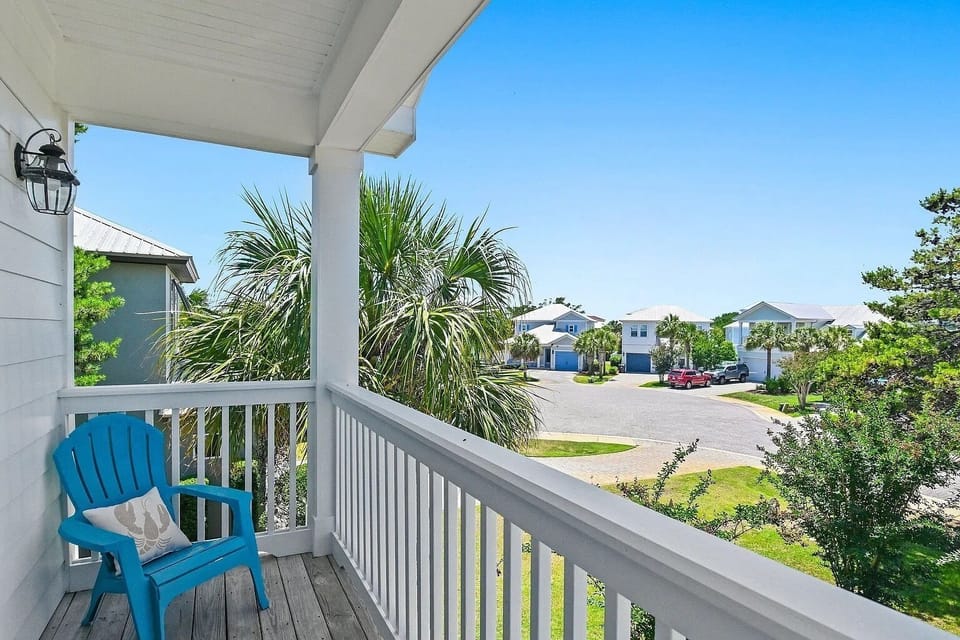 Step onto your private balcony and enjoy peaceful views with your morning coffee or evening drink.