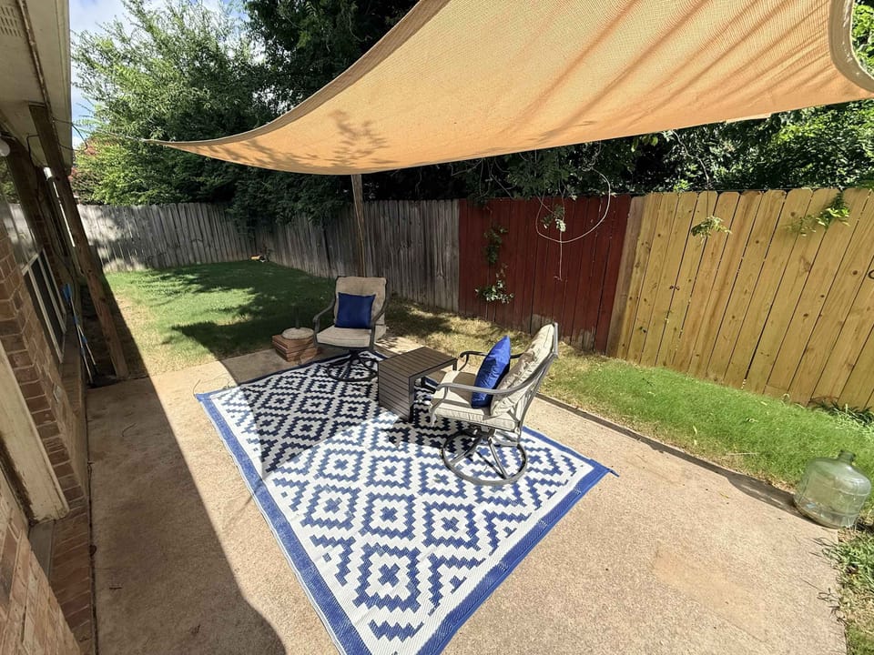 Back yard patio