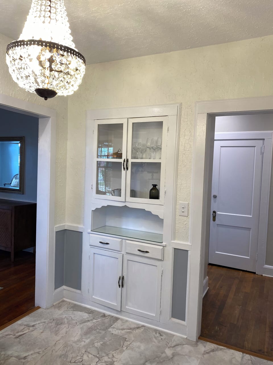 Original Built-in Cabinet at Coffee Bar