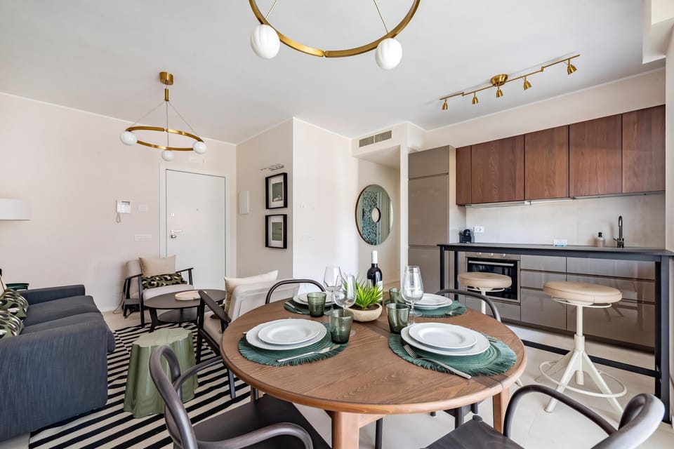 Kitchen and dining area