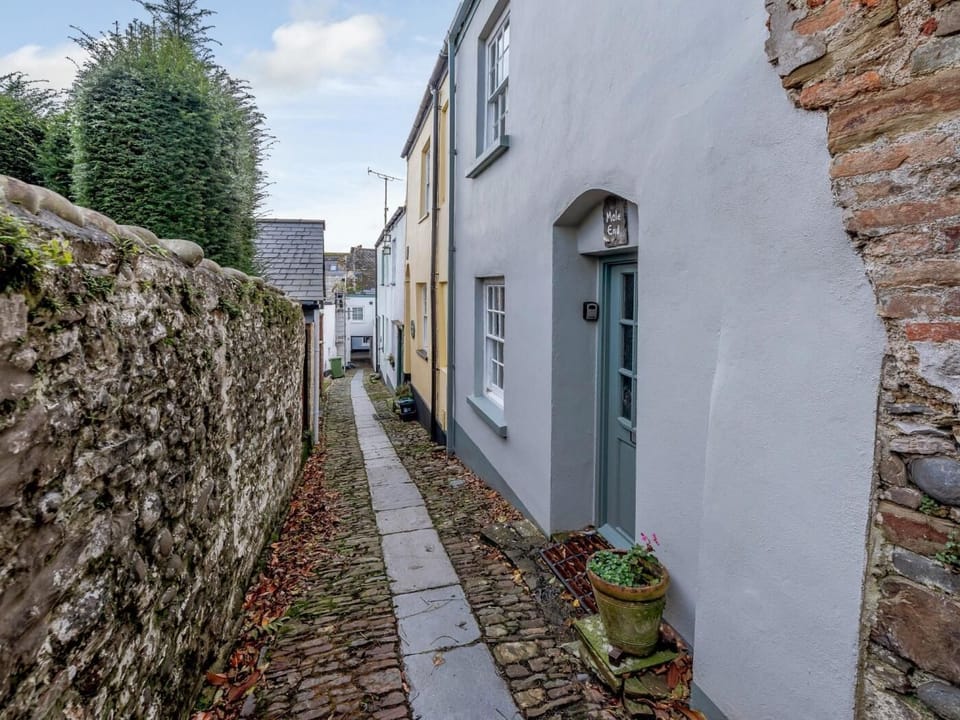 Quaint cobbled street leading to the cottage