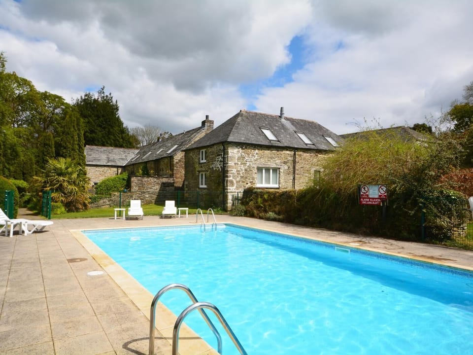 View towards the property and outdoor pool
