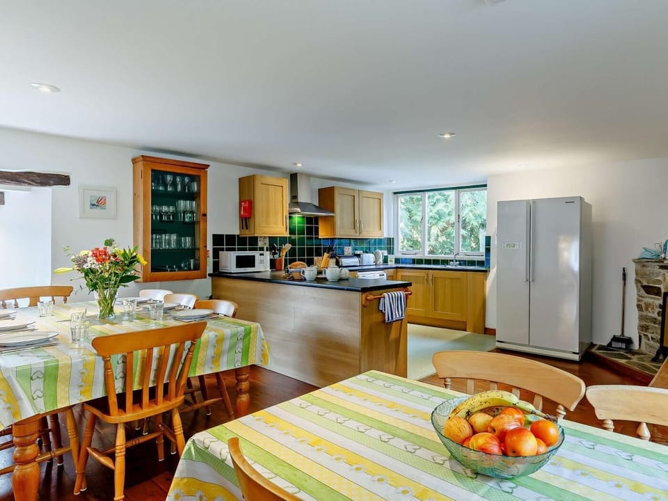 Ample dining space