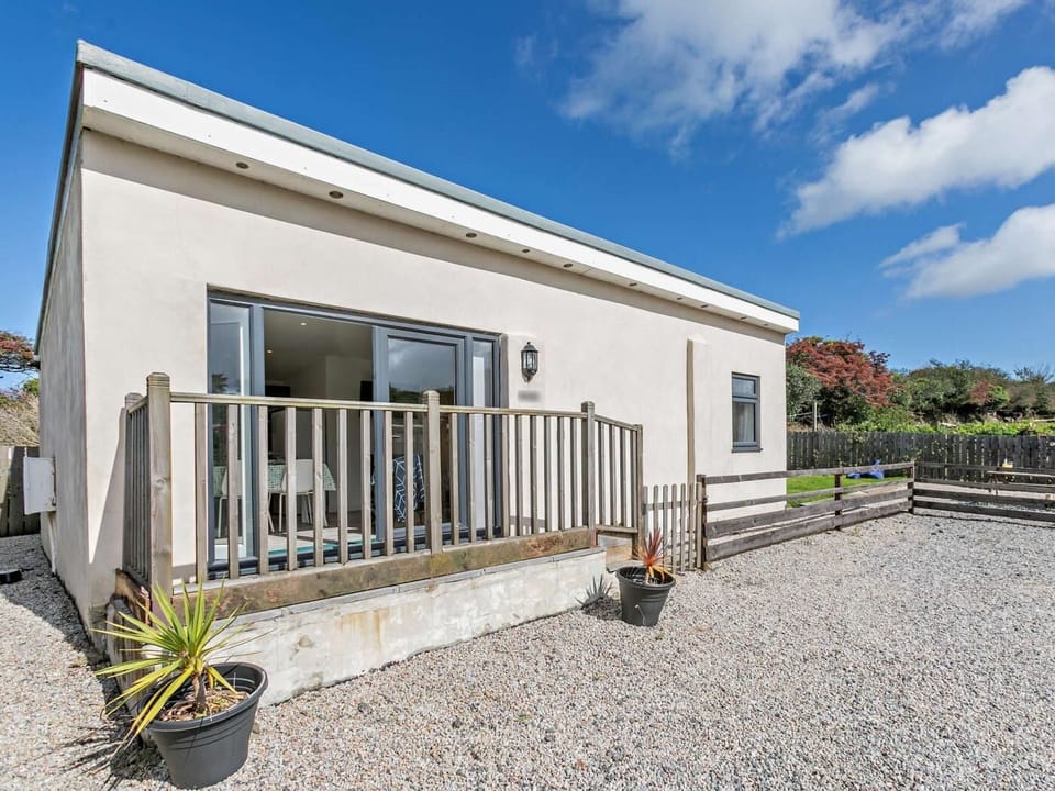Outside is an enclosed garden - safe for your four legged friends