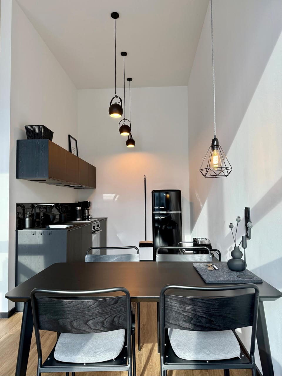 Kitchen and dining area
