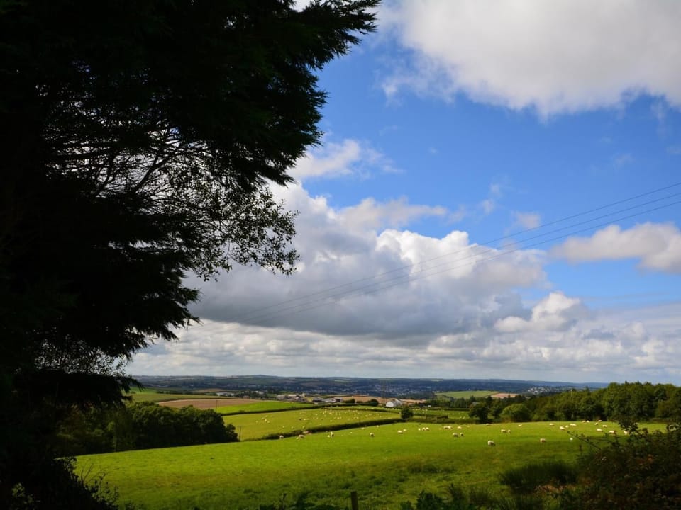 Countryside views from the grounds of the farm