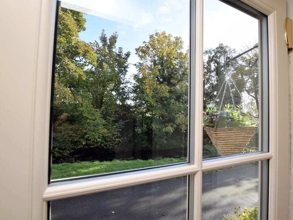 Front door overlooking stream