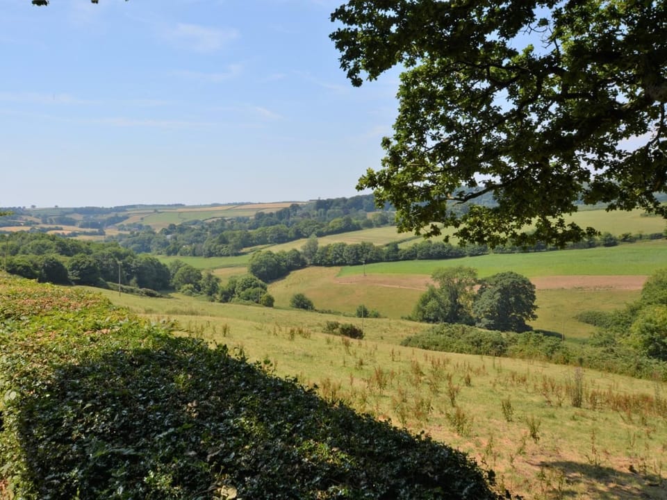 Stunning views across the valley from the property