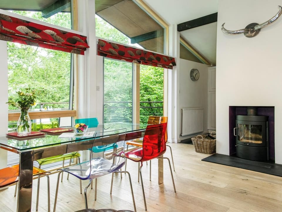 Modern dining area