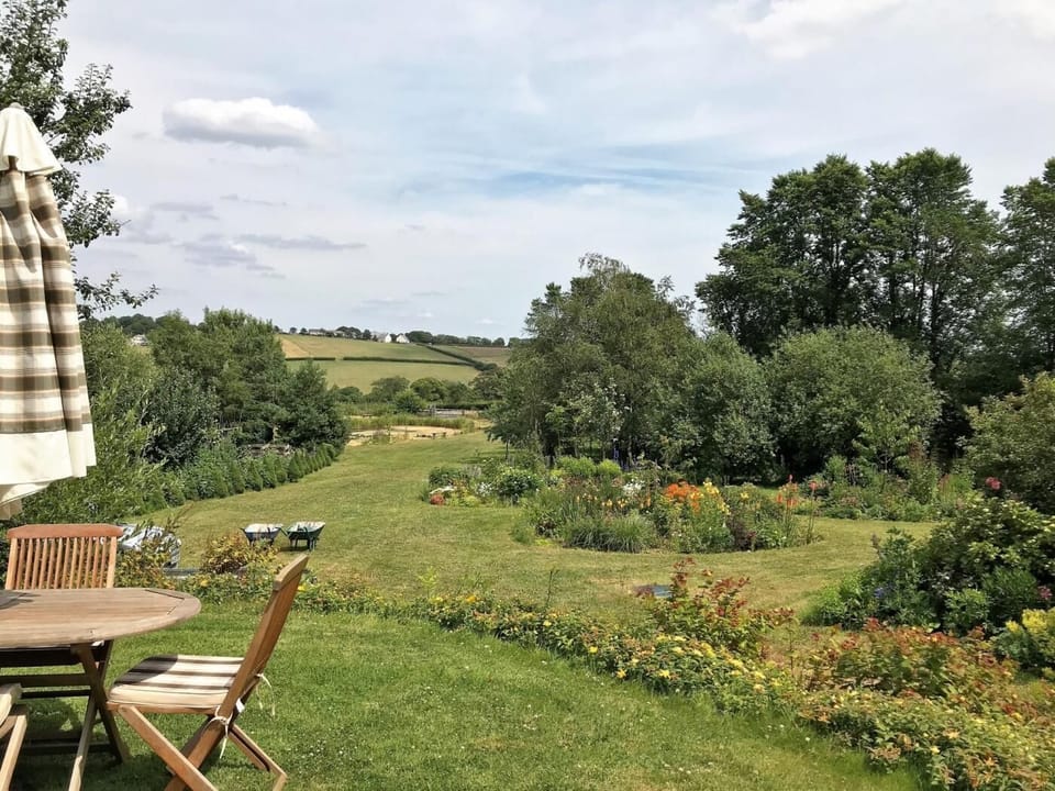 Looking out over the grounds