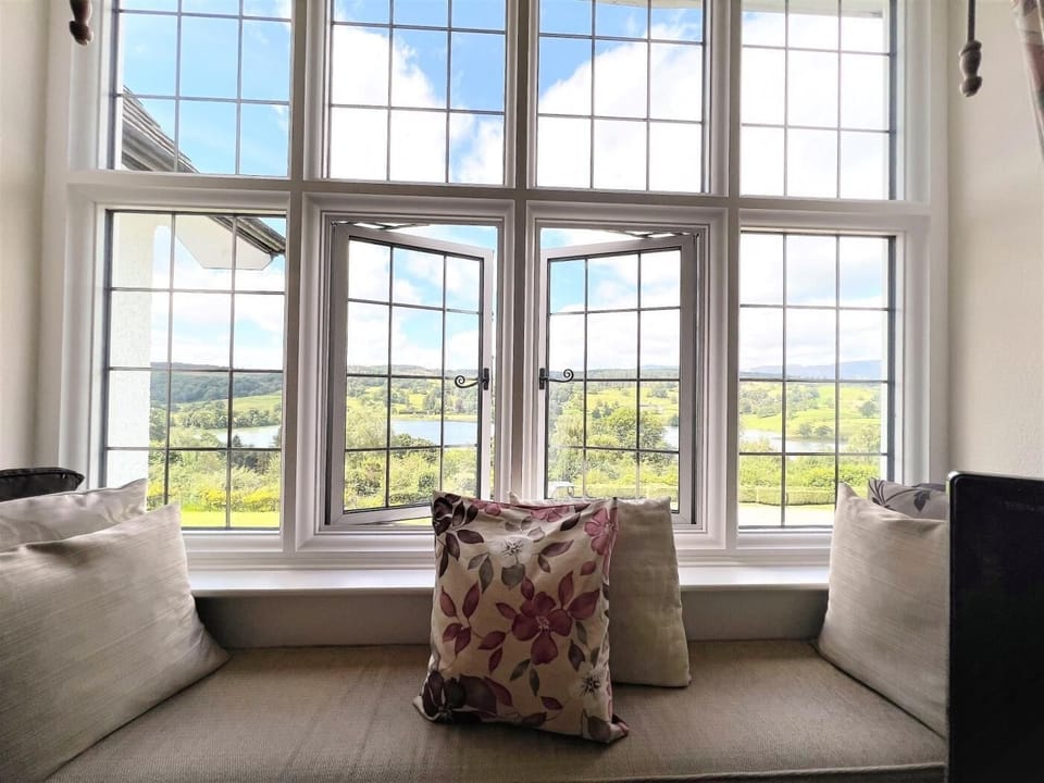 Sit on the window seat admiring the views