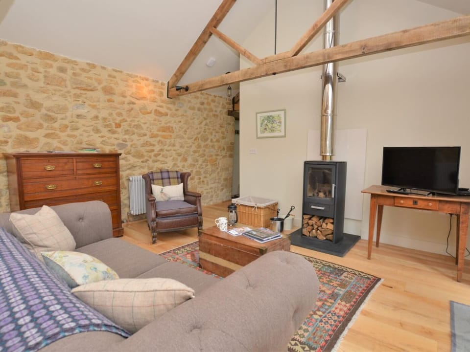 Relax in front of the wood burner