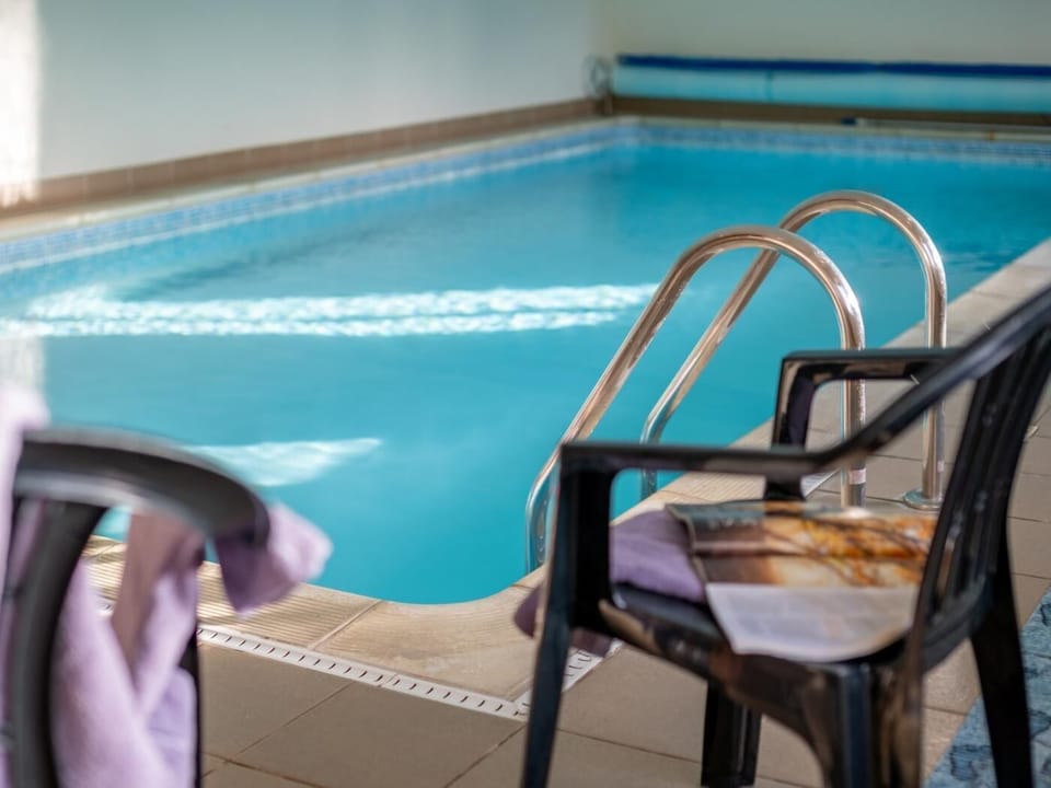 Take a dip in the indoor pool