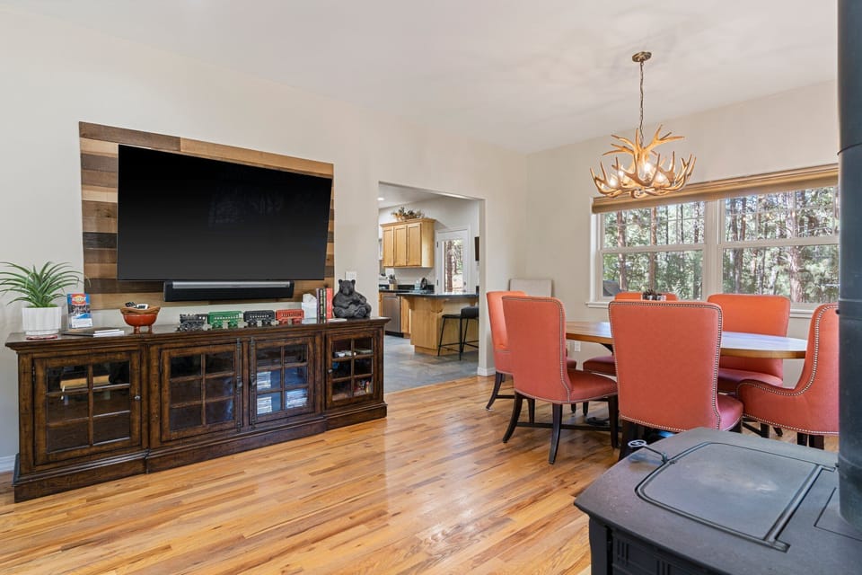 TV and Dining Area