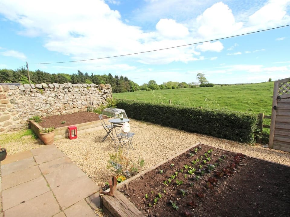 You can sit outdoors in the sunshine in your private enclosed patio garden