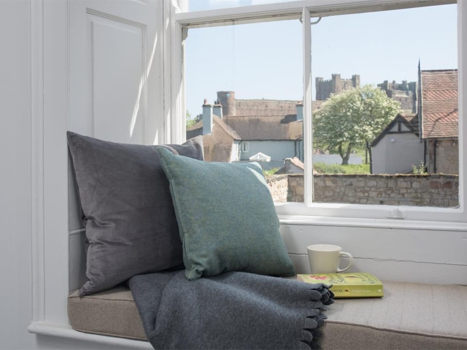 Relax with a drink and viws of the castle