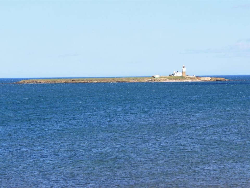 View of nearby Coquet Island
