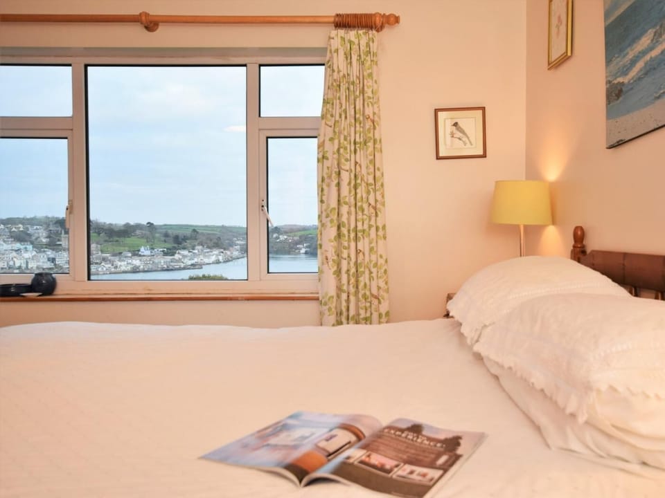Sweeping river views form the master bedroom 