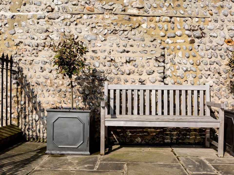 Guests have private access to a courtyard garden