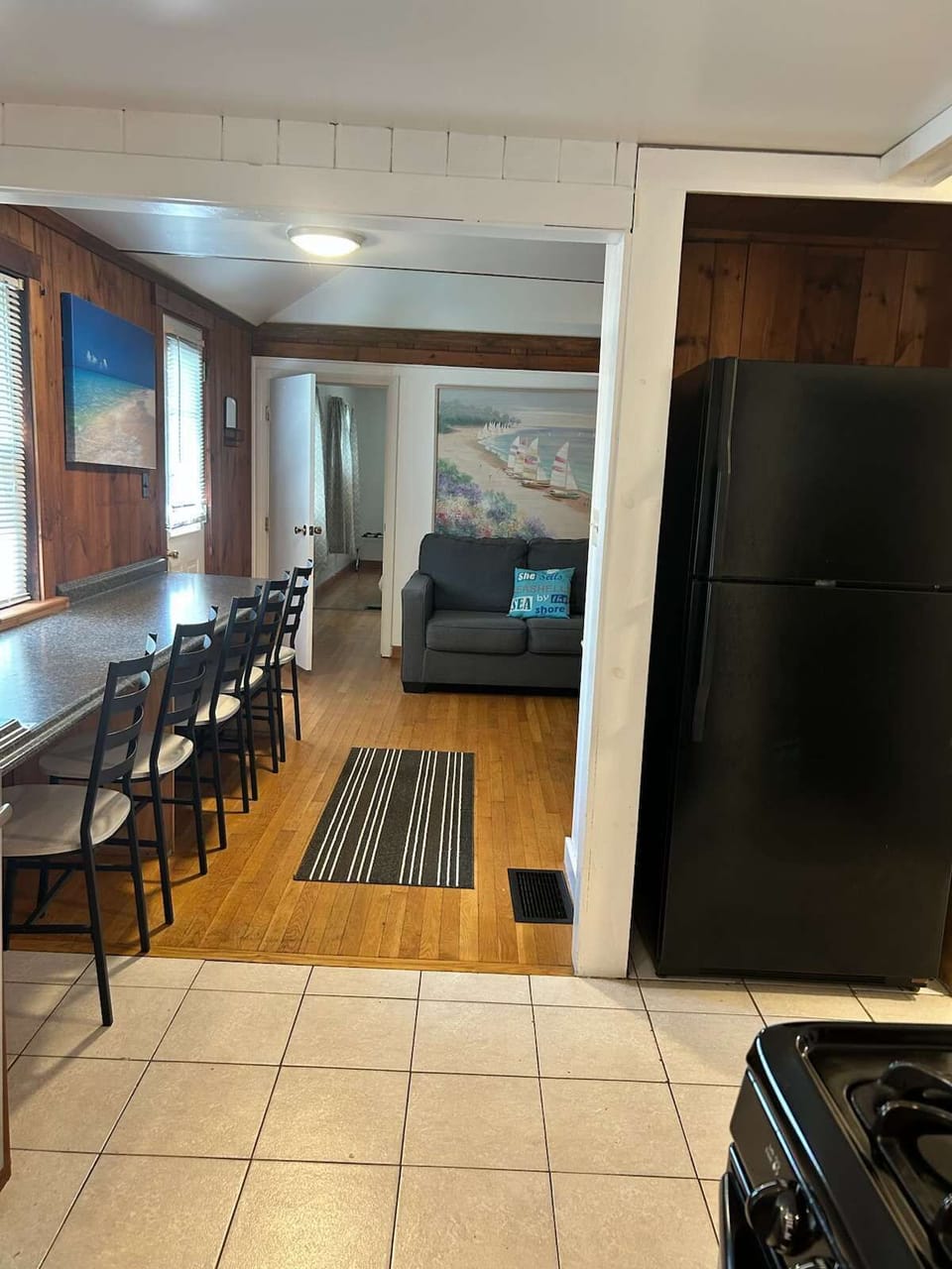 Breakfast bar area.