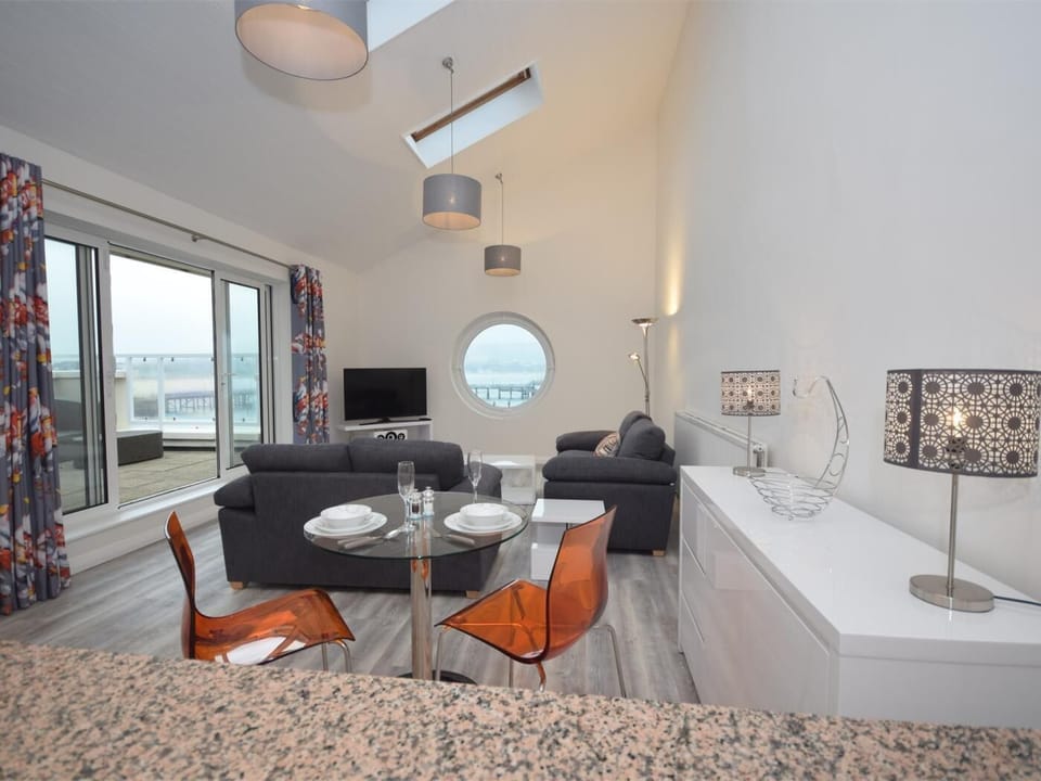 Spacious open plan living area