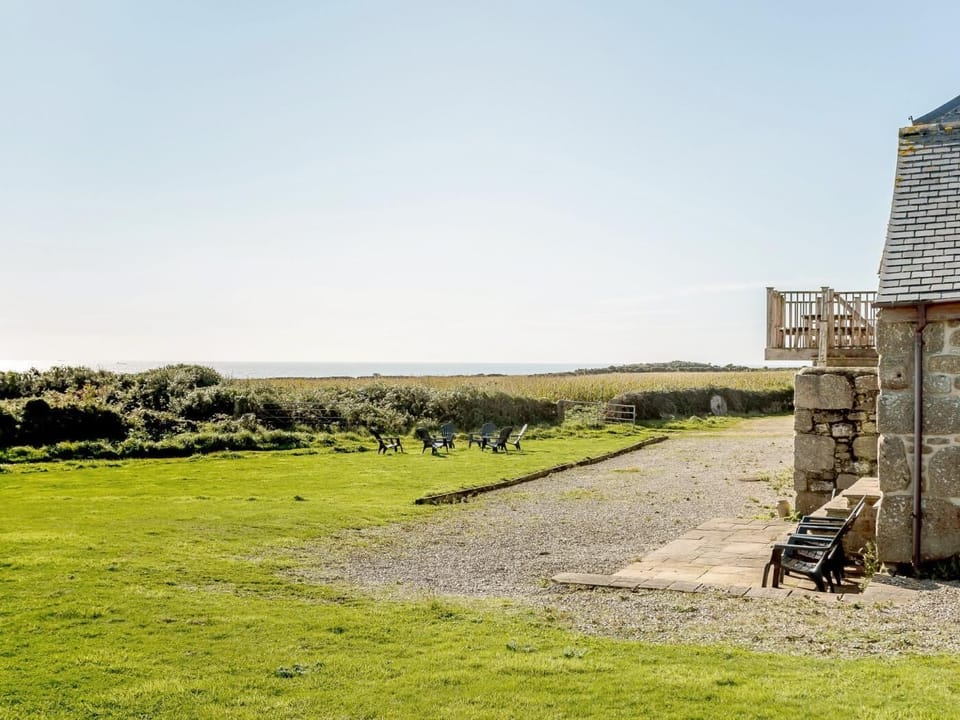 Wonderful open views from the property towards the sea