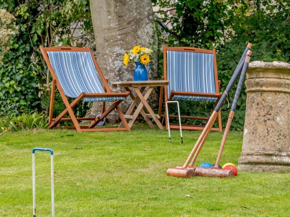 Croquet on the lawn