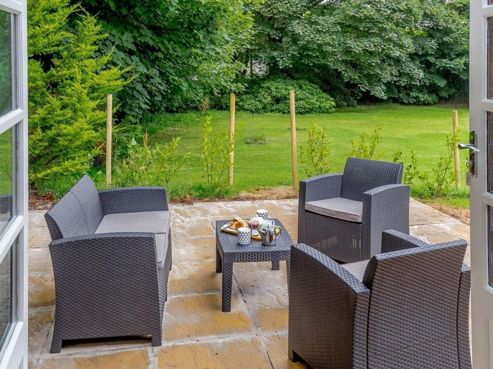 Gorgeous outside seating area