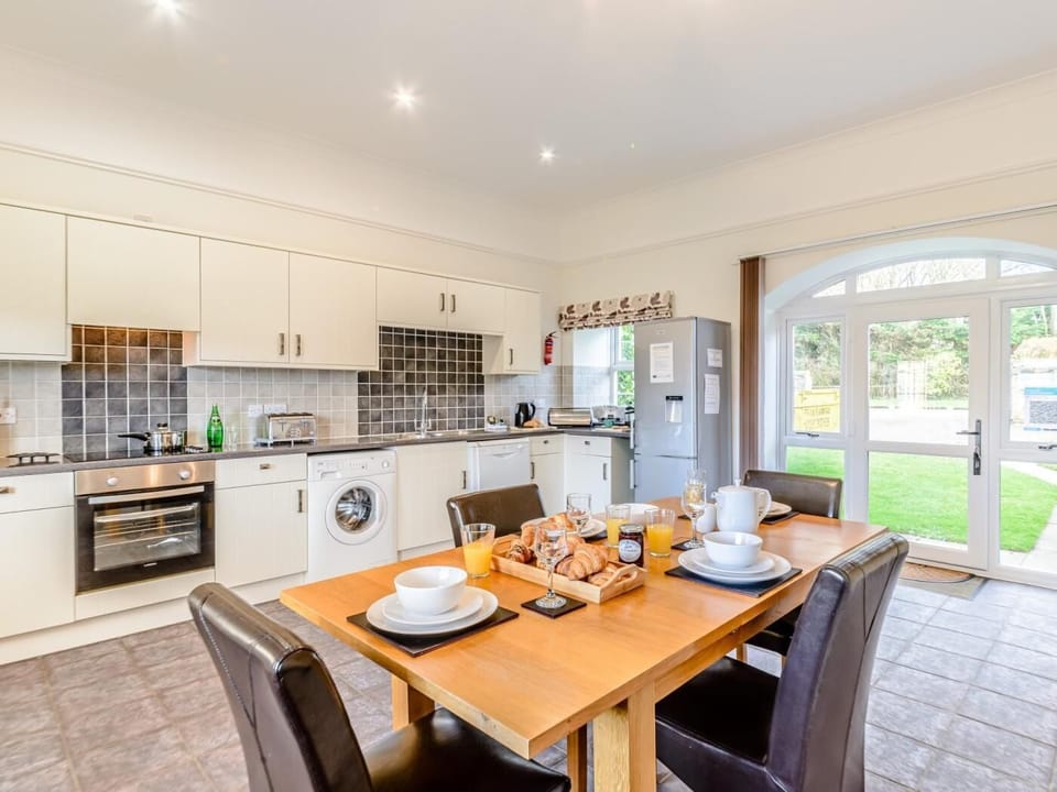 The kitchen is a great  social space
